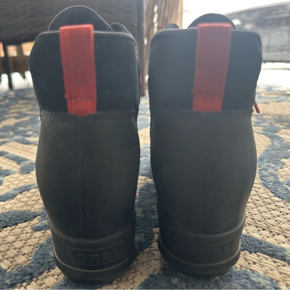 SOREL Evie Sport Lace wedge bootie Black 8.5 - Picture 5 of 9